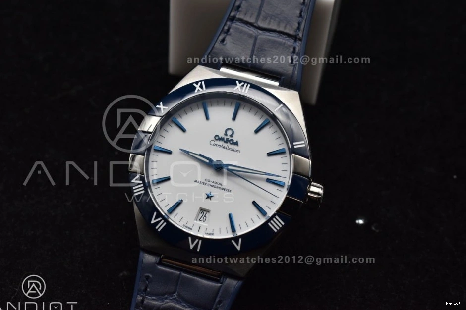 Ceramic Blue White Blue Gummy Strap SS Super Best Clone VSF Dial 1:1 Constellation on Edition A8900 1226